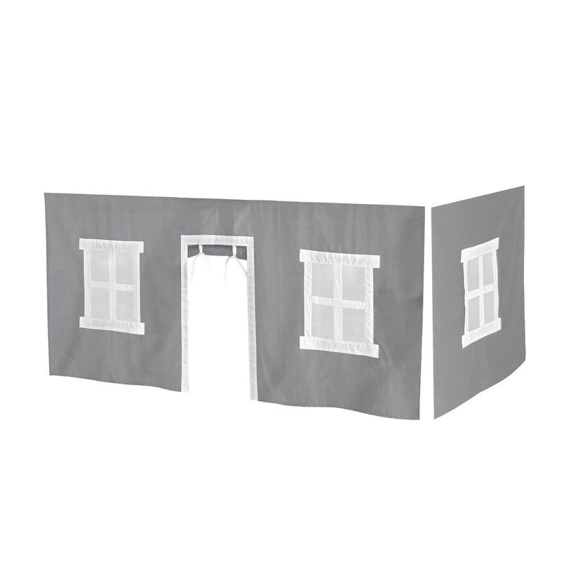Max and Lily Cotton Underbed Curtain Square