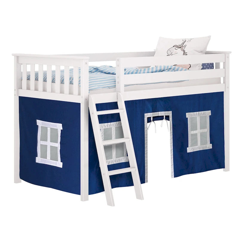 Max and Lily Cotton Underbed Curtain Square