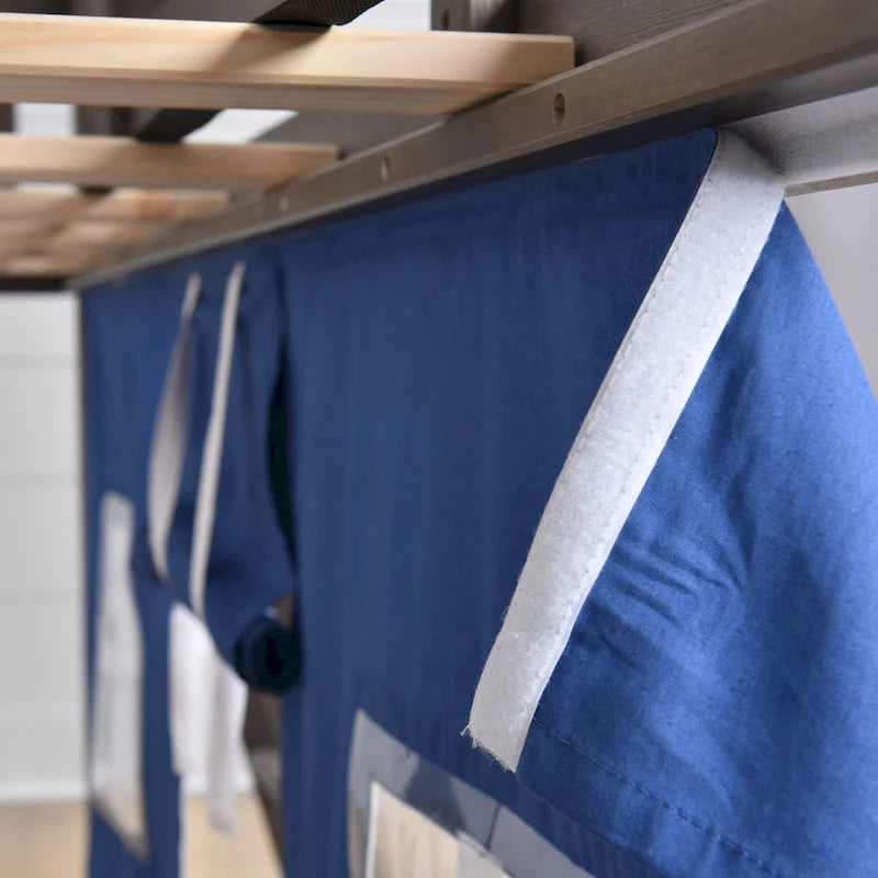 Max and Lily Cotton Underbed Curtain Square