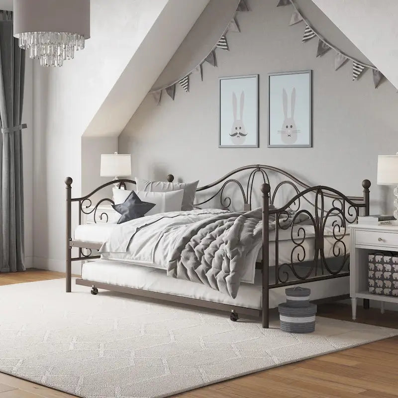Avenue Greene Bradley Metal Daybed and Trundle