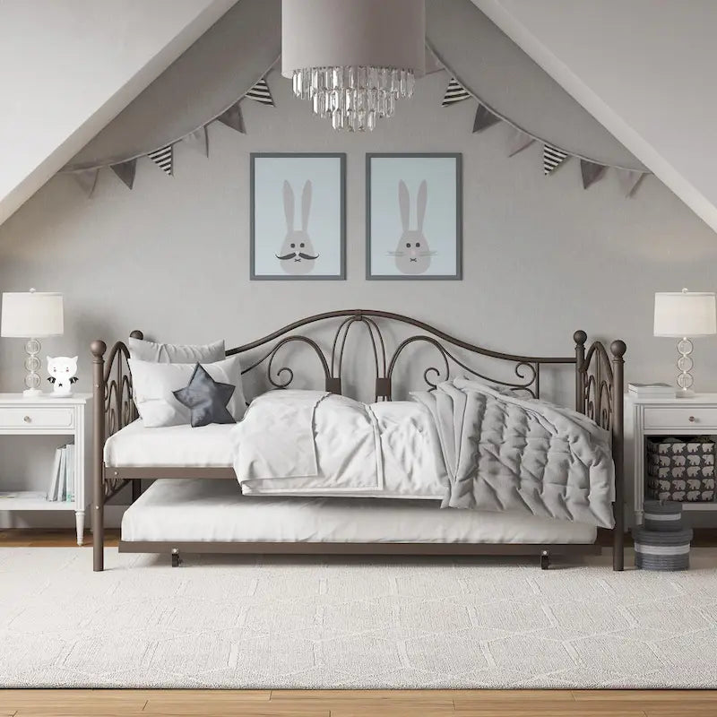 Avenue Greene Bradley Metal Daybed and Trundle