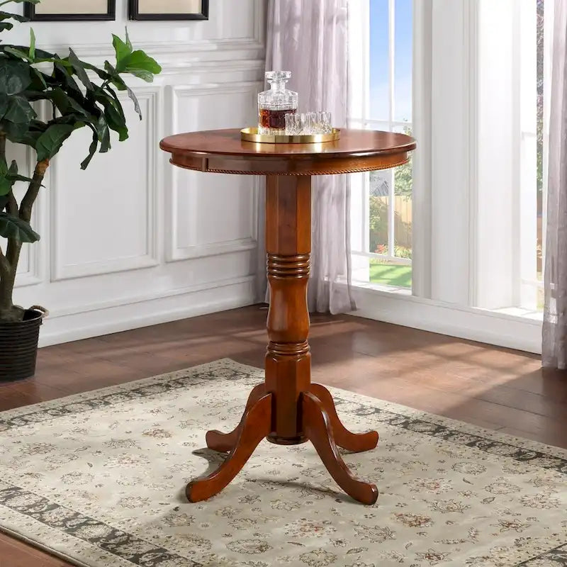 Spectator Round Wood Pub Table