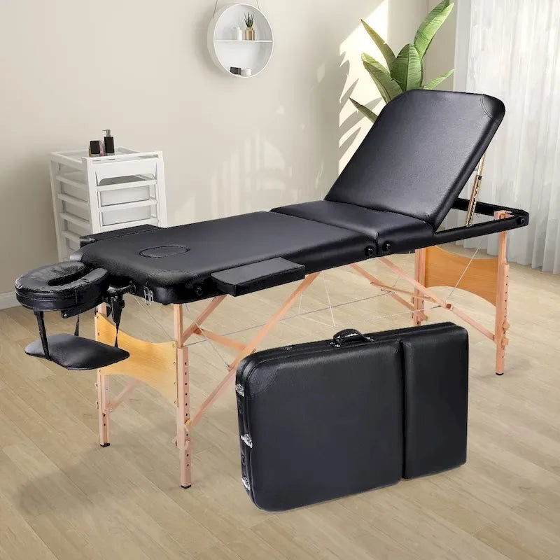 Massage Table 84 Inches Long Portable with Carry Case Table