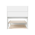 Hadley Platform Bed with Panel Footboard and Twin XL Trundle