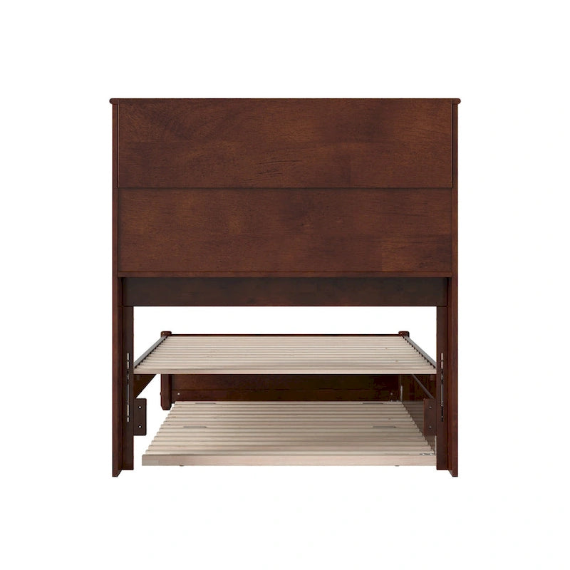 Hadley Platform Bed with Panel Footboard and Twin XL Trundle