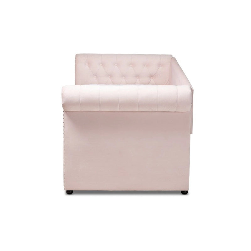 Carbon Loft Zoltowski Tufted Contemporary Daybed with Trundle