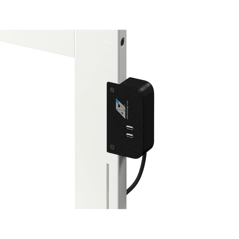 Cadre de lit plateforme avec pied de lit assorti, Blanc