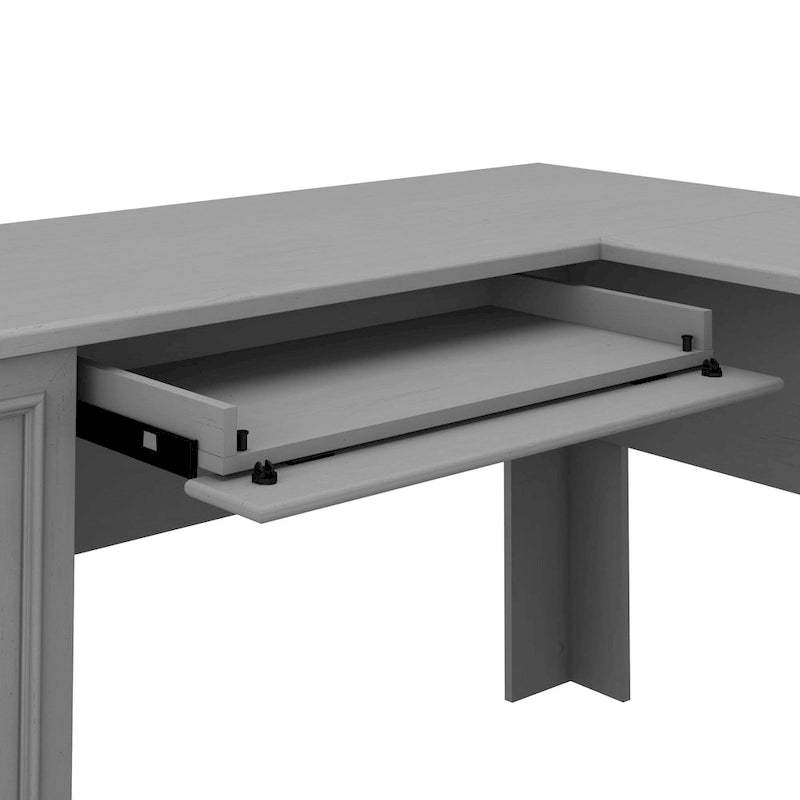 Fairview 60W Desk with Hutch, and Storage Set by Bush Furniture
