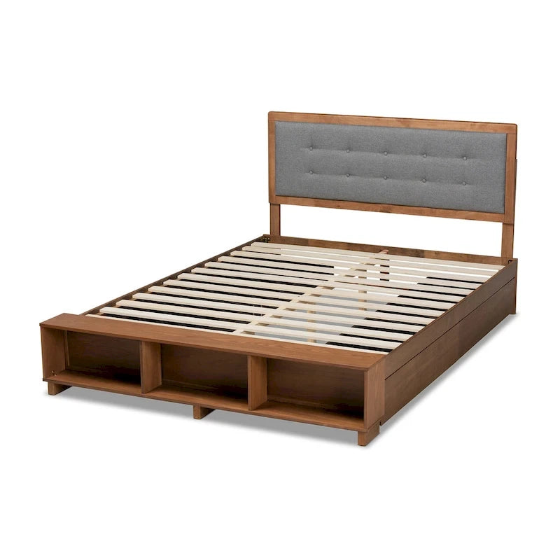Cosma Modern Transitional Wood 4-Drawer Platform Storage Bed