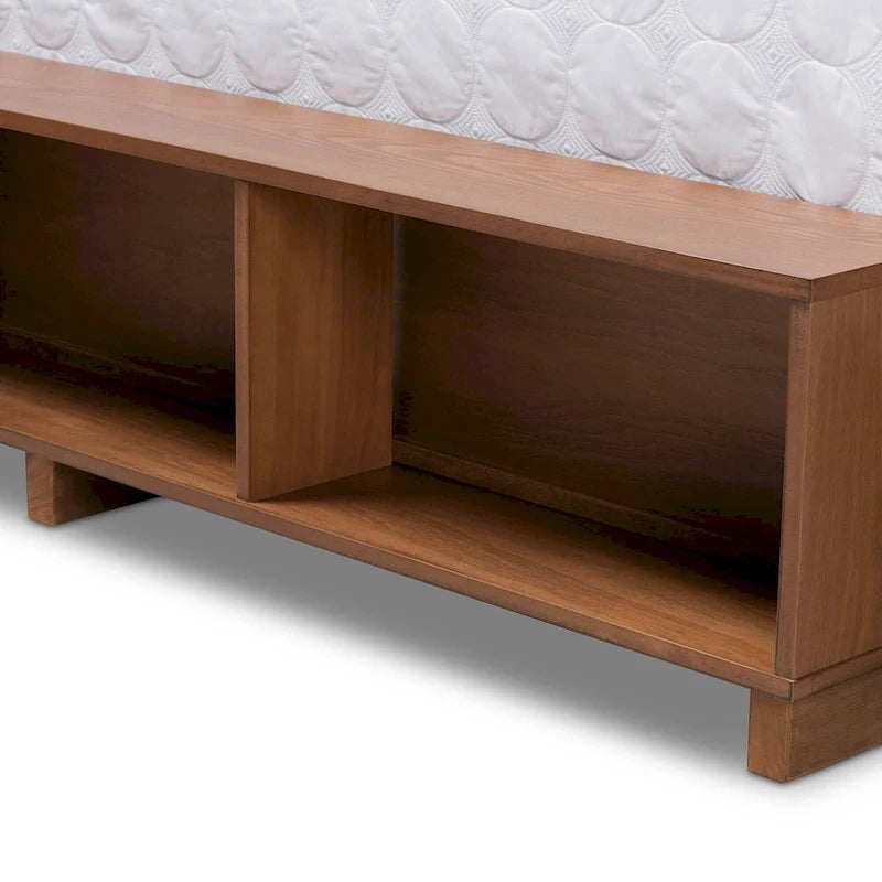 Cosma Modern Transitional Wood 4-Drawer Platform Storage Bed