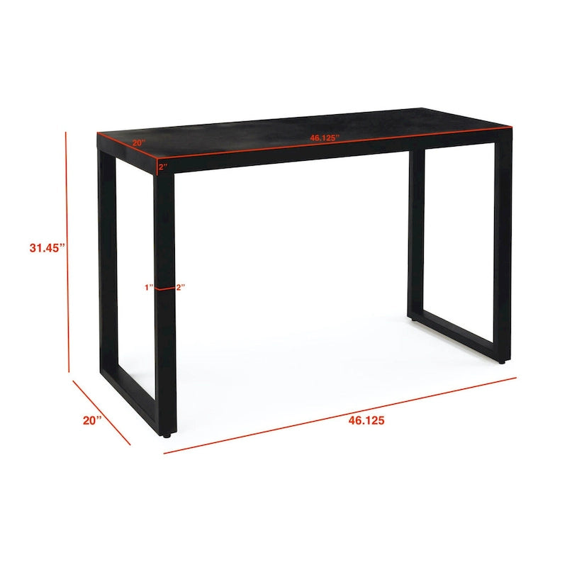 Tables modernes en métal noir