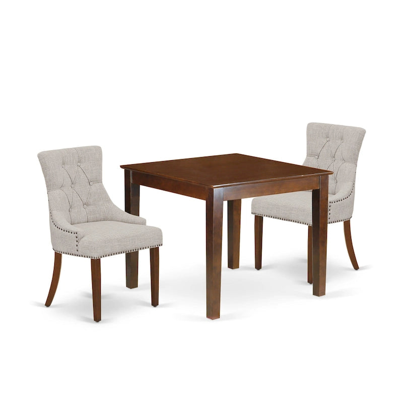 East West Furniture Kitchen Table Set- a Dining Room Table and Kitchen Chairs