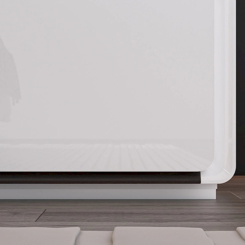LED Nightstand White Modern Nightstand LED Night Stand Bedside Table