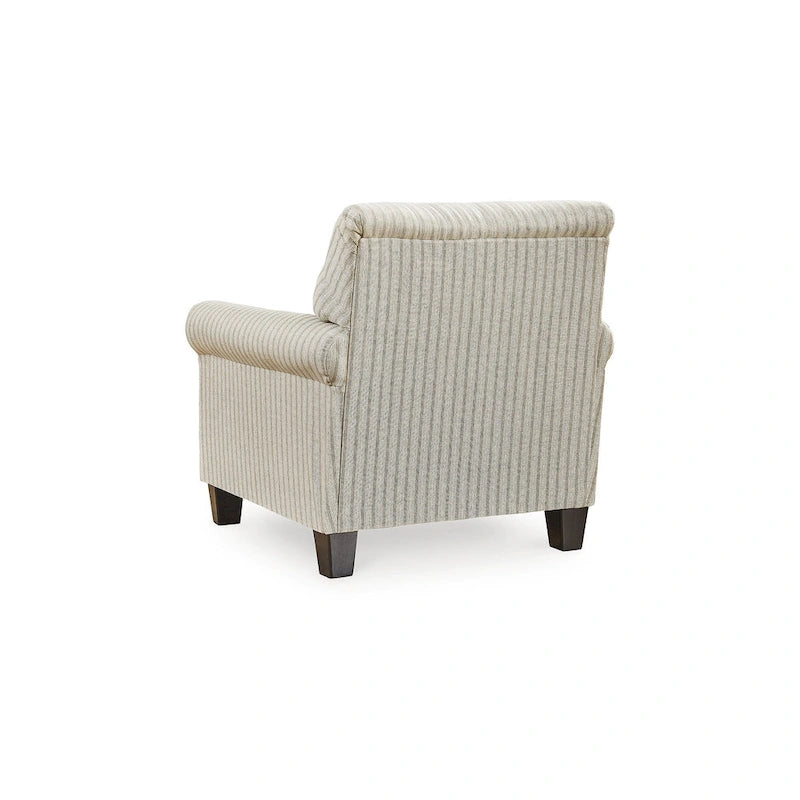 Signature Design by Ashley Valerani Brown/Beige Accent Chair - 36W x 36D x 36H