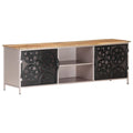 vidaXL TV Stand 47.2x11.8x15.7 Rough Mango Wood