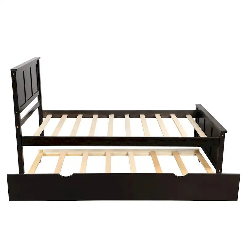 Platform Bed with Trundle