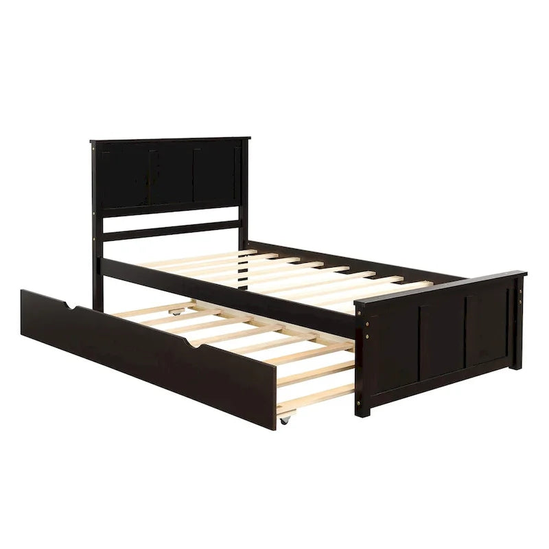 Platform Bed with Trundle