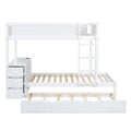 Twin Bunk Bed with Twin size Trundle