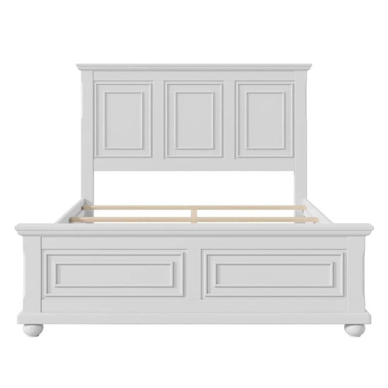 Traditional Town and Country Style Pinewood Vintage Queen Bed