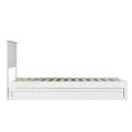Malta Platform Bed with Panel Footboard and Twin XL Trundle