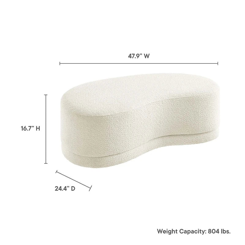 Nimbus 48 Upholstered Ottoman Bench