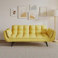 Canapé Futon 57, Canapé-lit Pliant Convertible Fauteuil Inclinable pour Salon