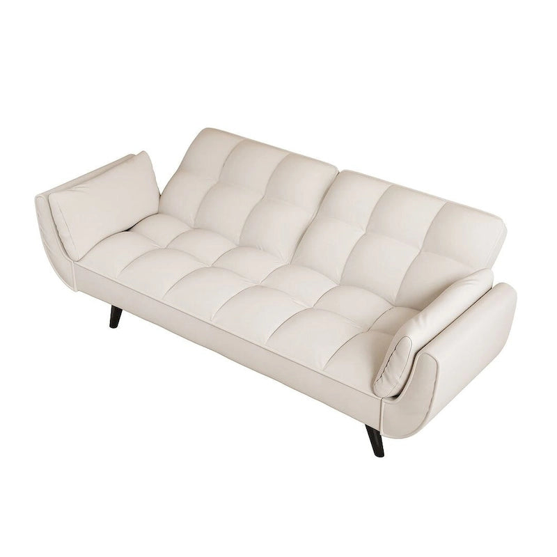 Canapé Futon 57, Canapé-lit Pliant Convertible Fauteuil Inclinable pour Salon