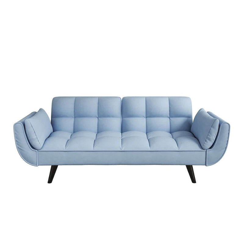 Canapé Futon 57, Canapé-lit Pliant Convertible Fauteuil Inclinable pour Salon