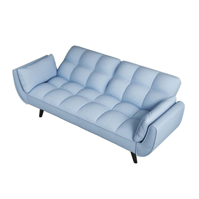 Canapé Futon 57, Canapé-lit Pliant Convertible Fauteuil Inclinable pour Salon