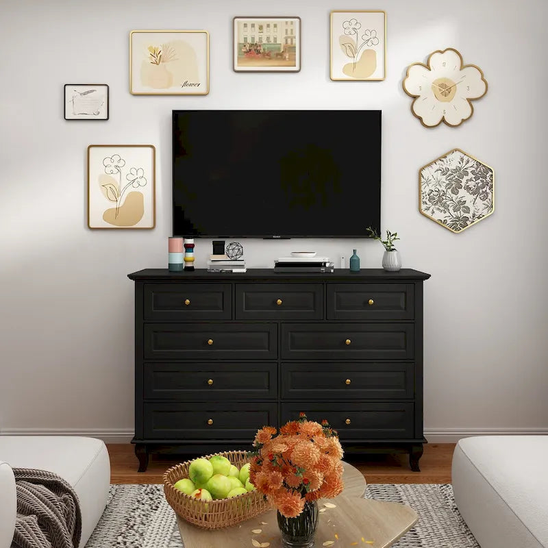 Versatile 55.1 Dresser: Chic Storage for Any Room TV Stand Side Table