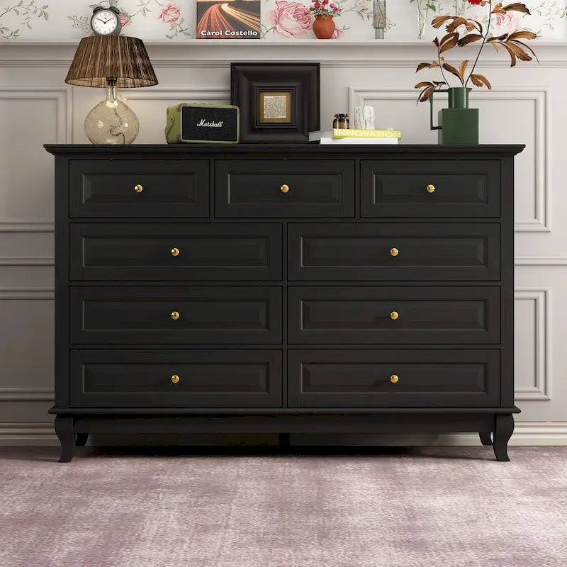 Versatile 55.1 Dresser: Chic Storage for Any Room TV Stand Side Table