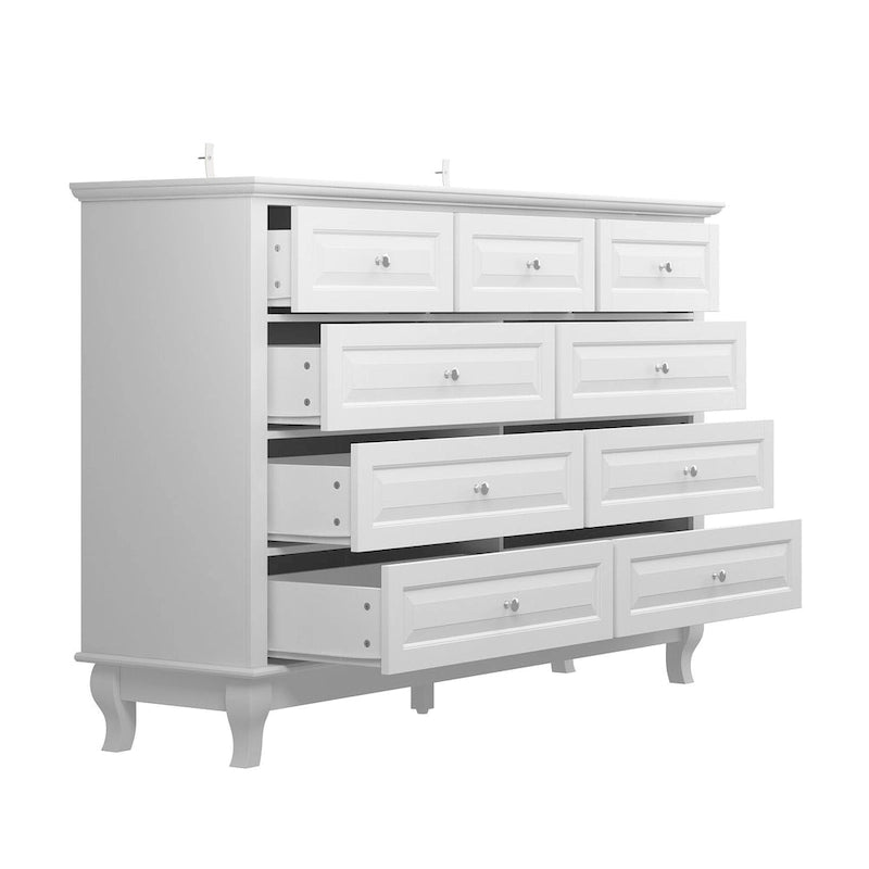 Versatile 55.1 Dresser: Chic Storage for Any Room TV Stand Side Table