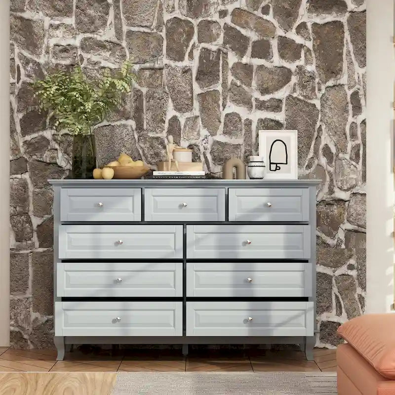 Versatile 55.1 Dresser: Chic Storage for Any Room TV Stand Side Table