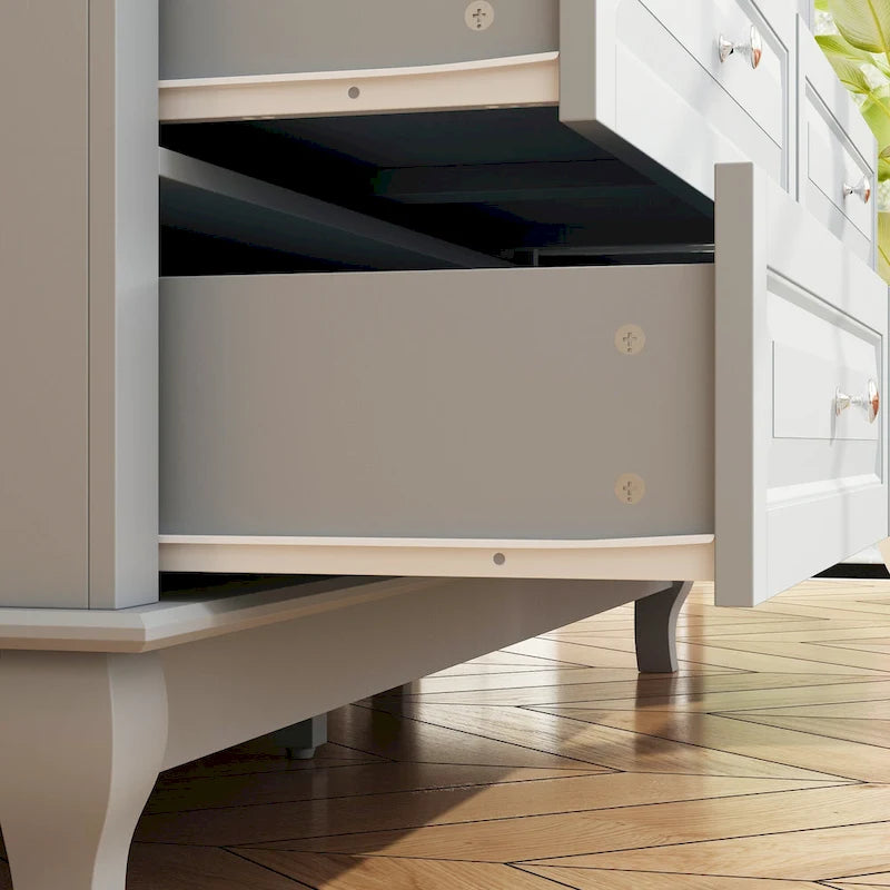 Versatile 55.1 Dresser: Chic Storage for Any Room TV Stand Side Table