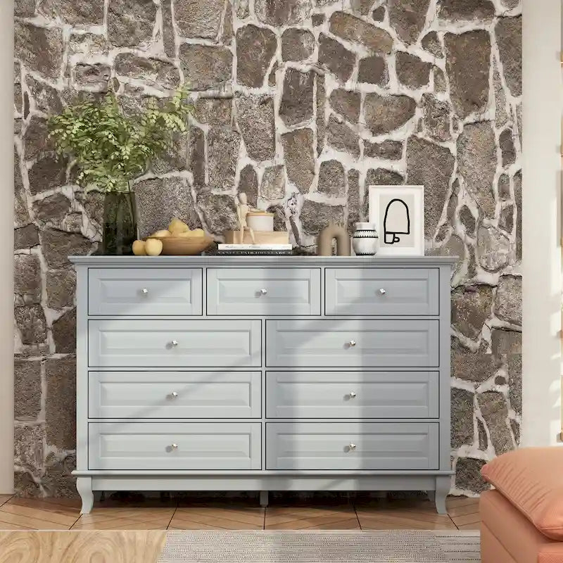 Versatile 55.1 Dresser: Chic Storage for Any Room TV Stand Side Table