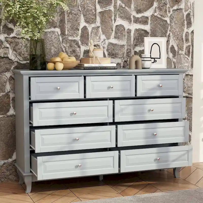 Versatile 55.1 Dresser: Chic Storage for Any Room TV Stand Side Table