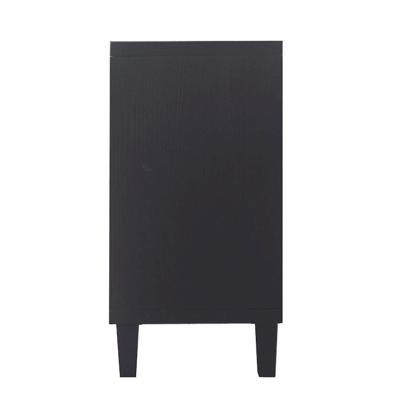 4-Door Wooden Sideboard Buffet Cabinet