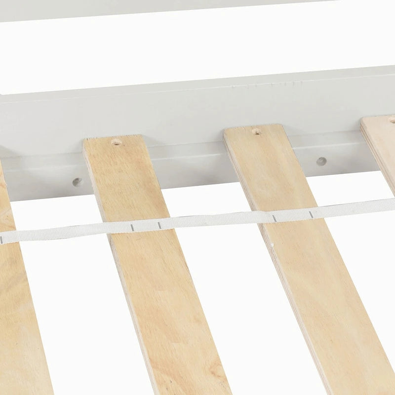 Twin Size Loft bed with staircase and Storage step