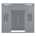 Full Size House Loft Bed With Ladder and Wardrobe