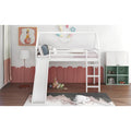Twin Size Loft Bed with Slide