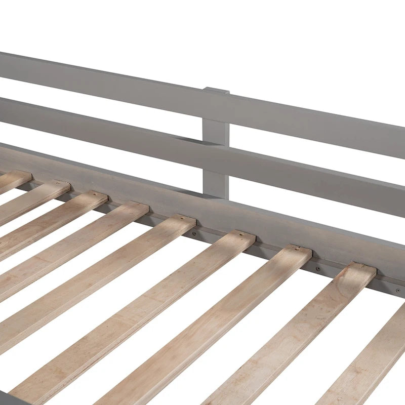 Twin Size Loft Bed with Slide