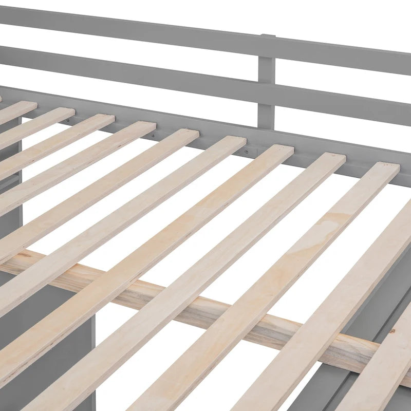 Loft Bed with Drawers,Desk,and Wardrobe