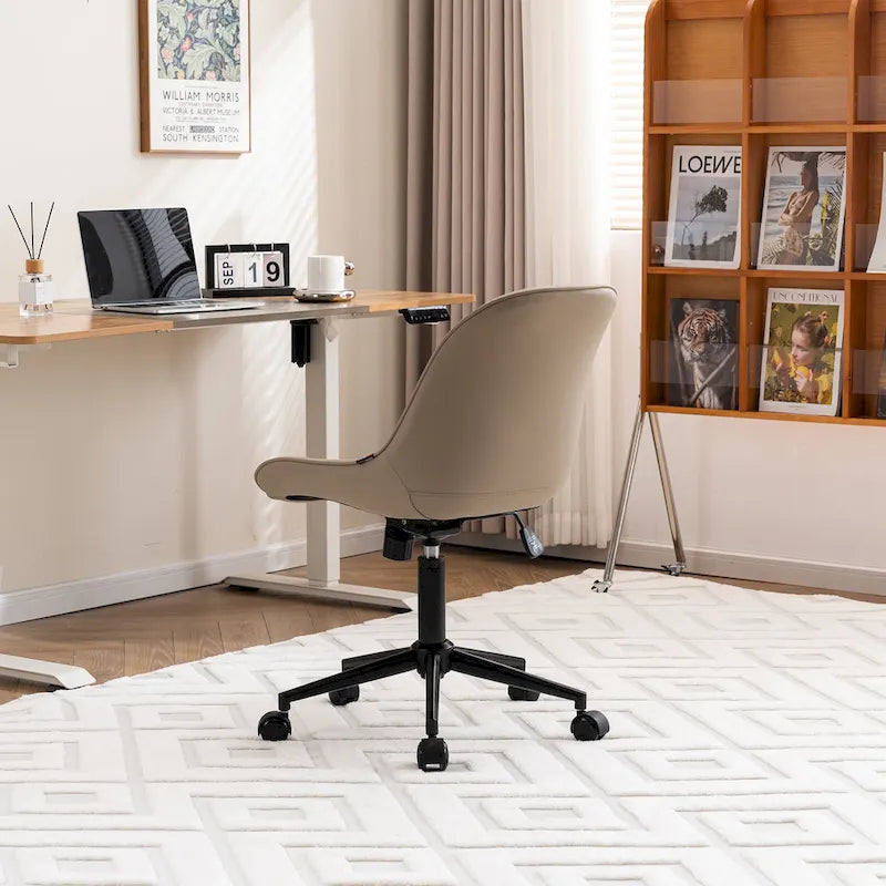 Home Office Desk Chairs with Wheels Rolling Task Computer Chair