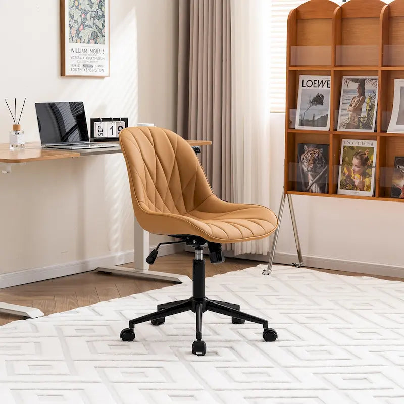Home Office Desk Chairs with Wheels Rolling Task Computer Chair