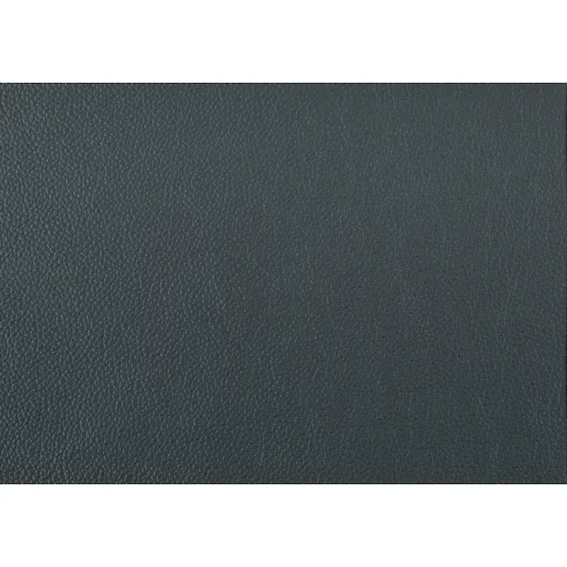 Causeuse en cuir pleine fleur gris foncé