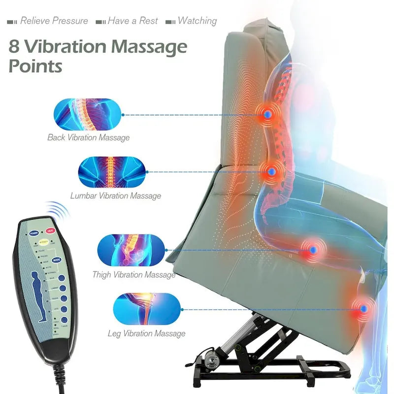 Fauteuil inclinable électrique releveur