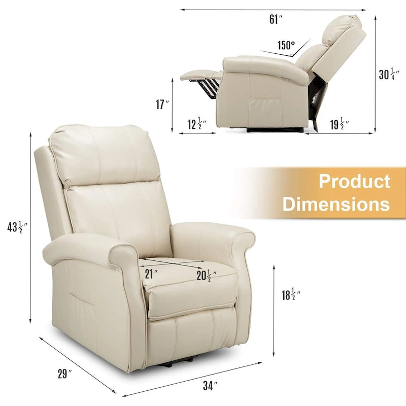 Fauteuil inclinable électrique releveur