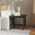 Table d'appoint de ferme traditionnelle en bois massif