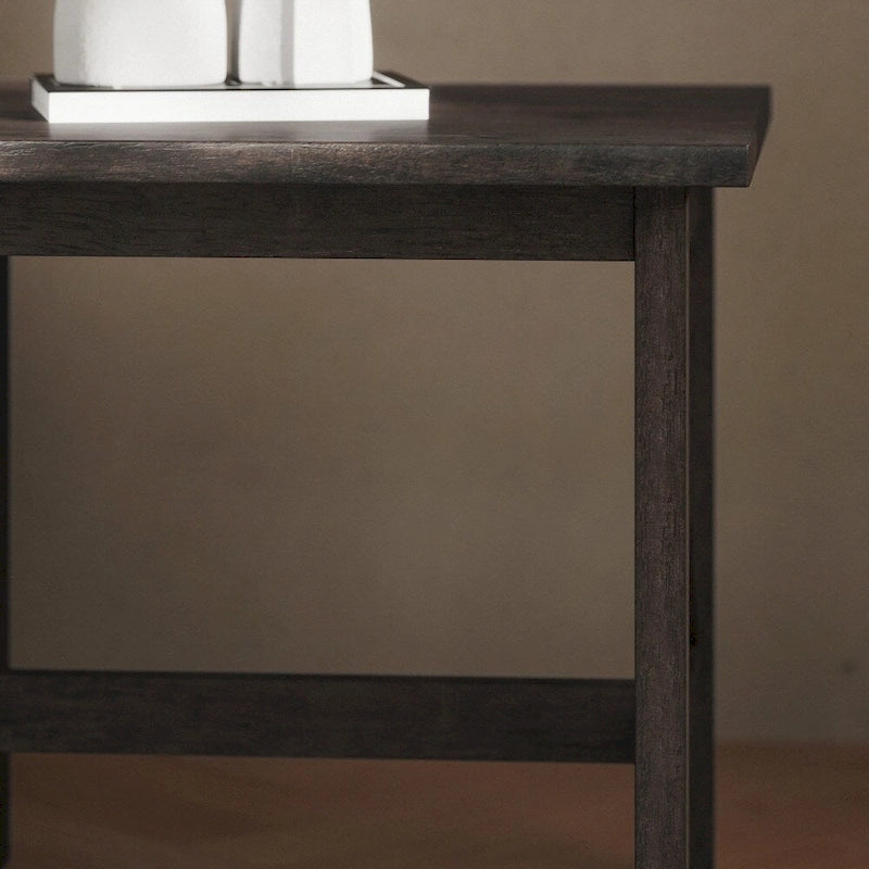 Table d'appoint de ferme traditionnelle en bois massif