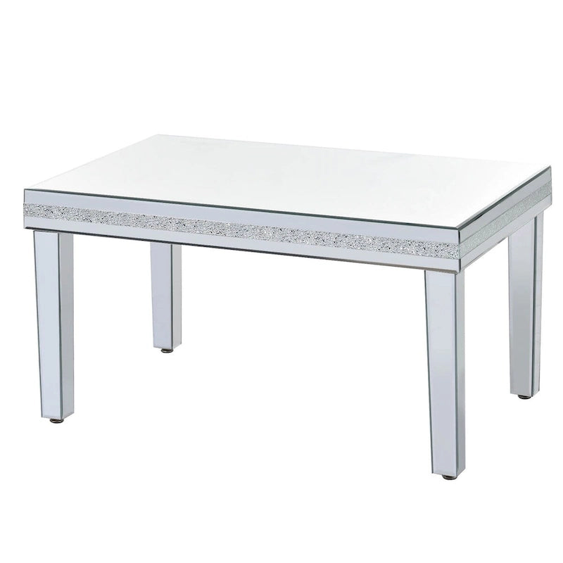Table basse miroir à hauteur réglable